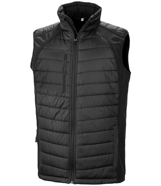 Unisex Result Recycled Compass Padded Gilet