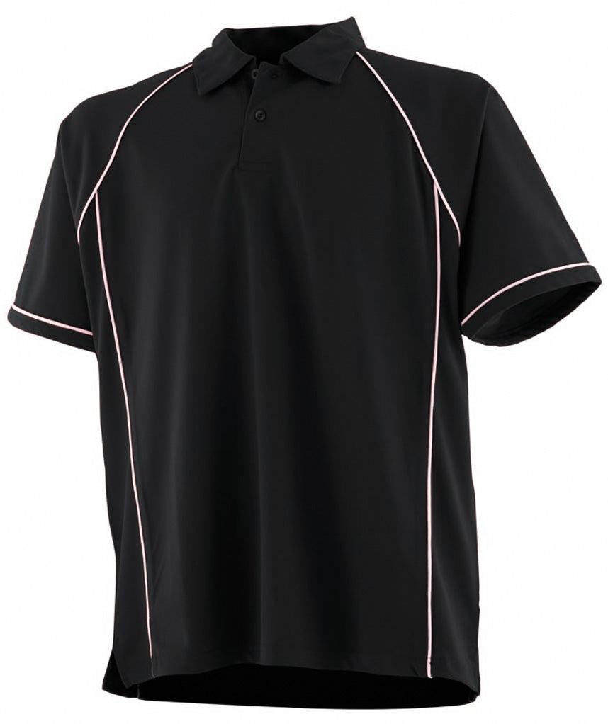 Finden + Hales Performance Piped Polo Shirt