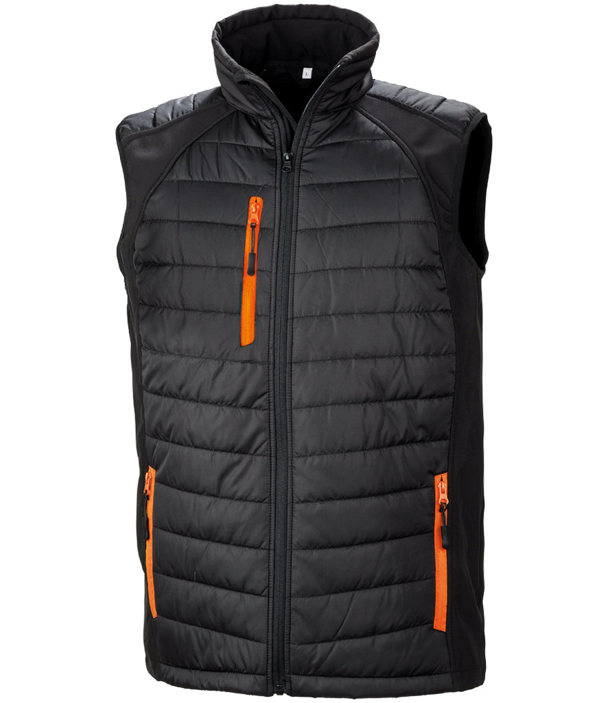 Unisex Result Recycled Compass Padded Gilet