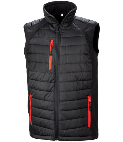 Unisex Result Recycled Compass Padded Gilet