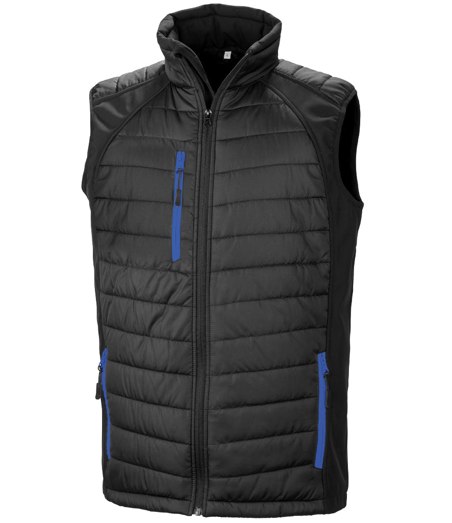Unisex Result Recycled Compass Padded Gilet