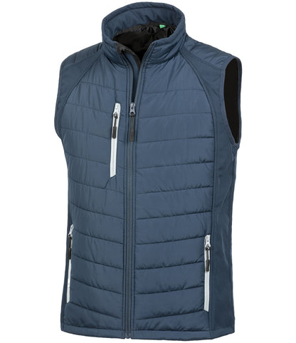 Unisex Result Recycled Compass Padded Gilet