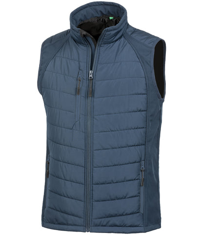 Unisex Result Recycled Compass Padded Gilet