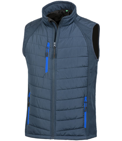 Unisex Result Recycled Compass Padded Gilet