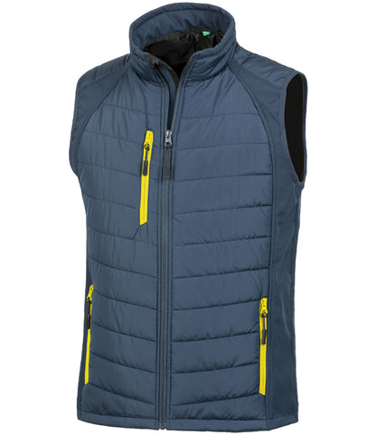 Unisex Result Recycled Compass Padded Gilet
