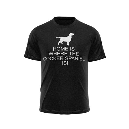Unisex Cocker Spaniel T-Shirt - Black