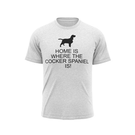 Unisex Cocker Spaniel T-Shirt - White
