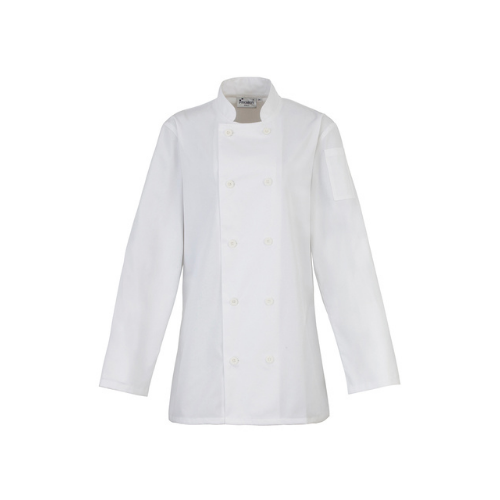Premier Ladies Long Sleeve Chef's Jacket