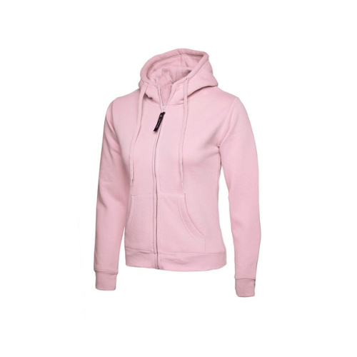 Ladies Classic Full Zip Hooded Sweatshirt