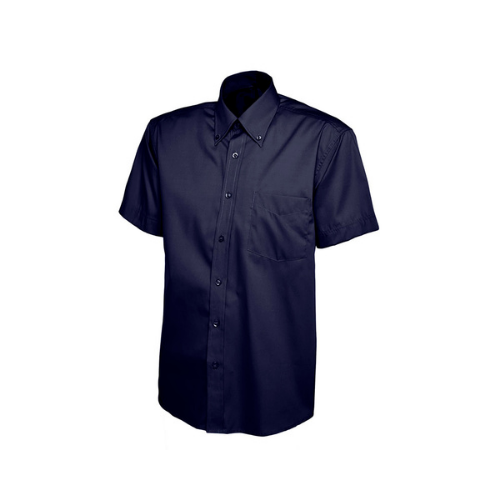 Mens Pinpoint Oxford Half Sleeve Shirt