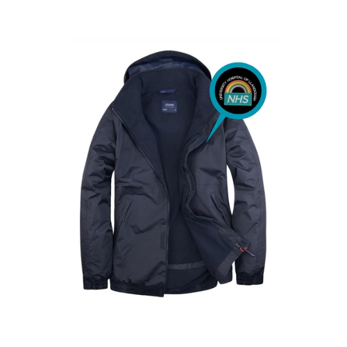 Adult Unisex Premium Outdoor Jacket - Navy - NHS Rainbow