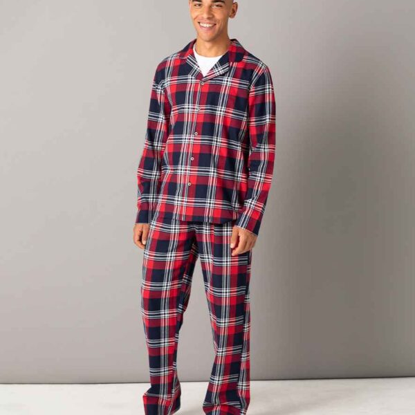 SF Men Tartan Lounge Set