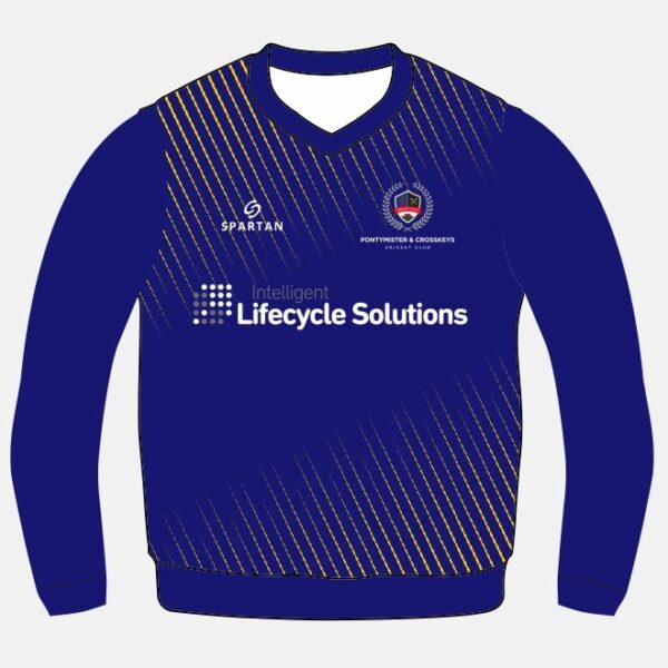 Pontymister & Cross Keys CC Playing Long Sleeve Jumper - Adults