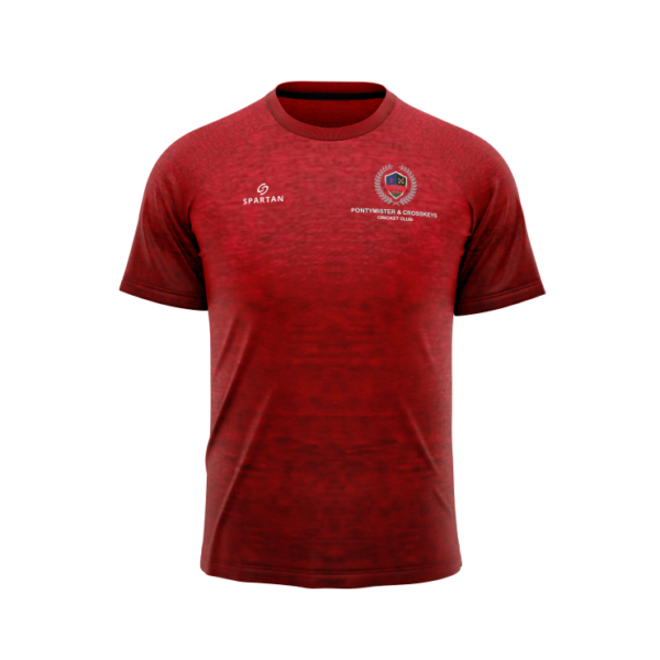Pontymister & Cross Keys Cricket Club Melange T-Shirt - Kids