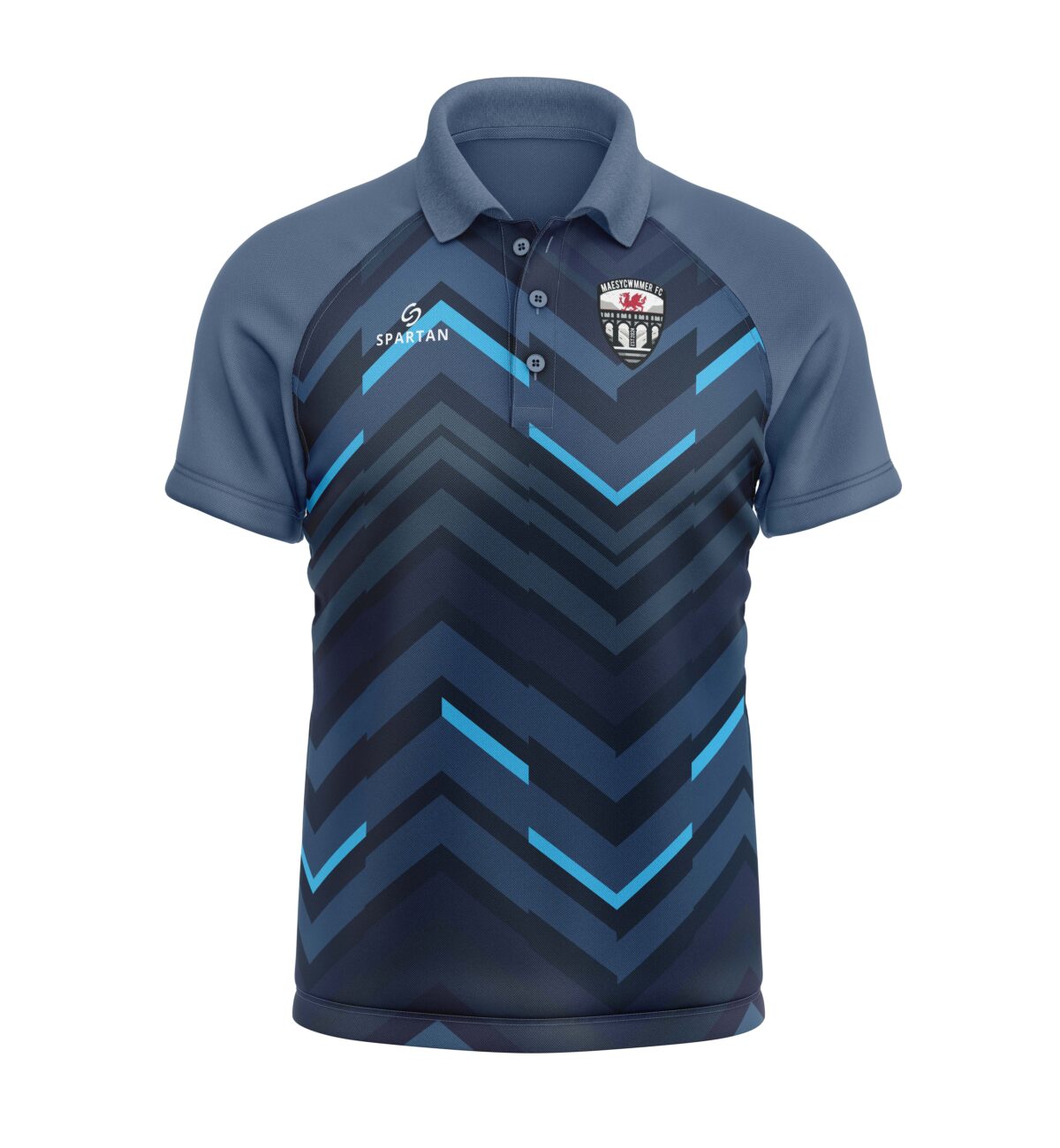 Maesycwmmer FC Polo Shirt - Adults
