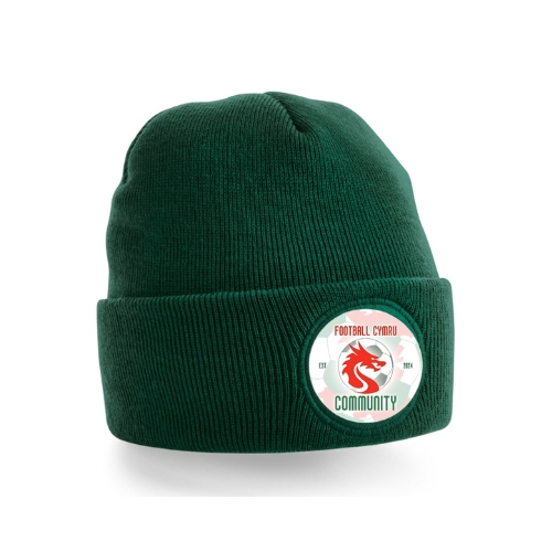 Football Cymru Community Circular patch beanie