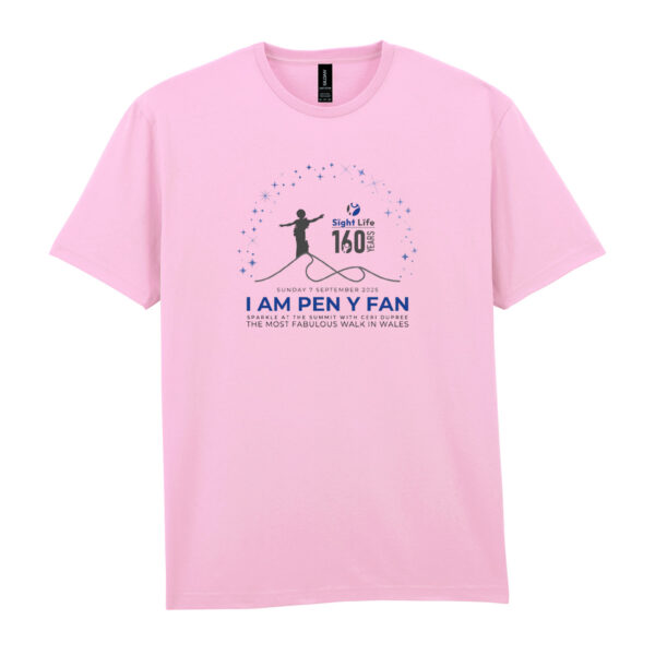 Kids Sight Life I AM PEN Y FAN Cotton T-Shirt - Pink