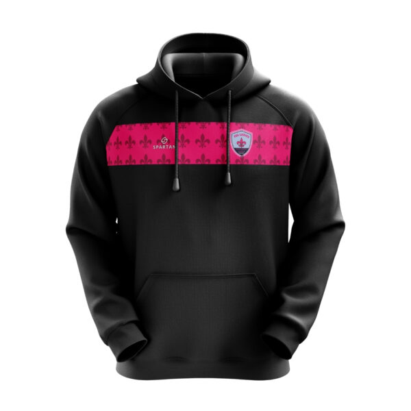 Fleur De Lys Womens Walking Football Hoodie