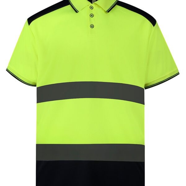 Yoko Two Tone Short Sleeve Polo Shirt